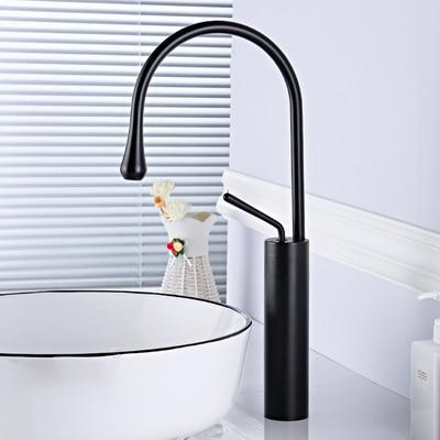 Raffeto - Messing-Schwanenhals-Badezimmerarmatur
