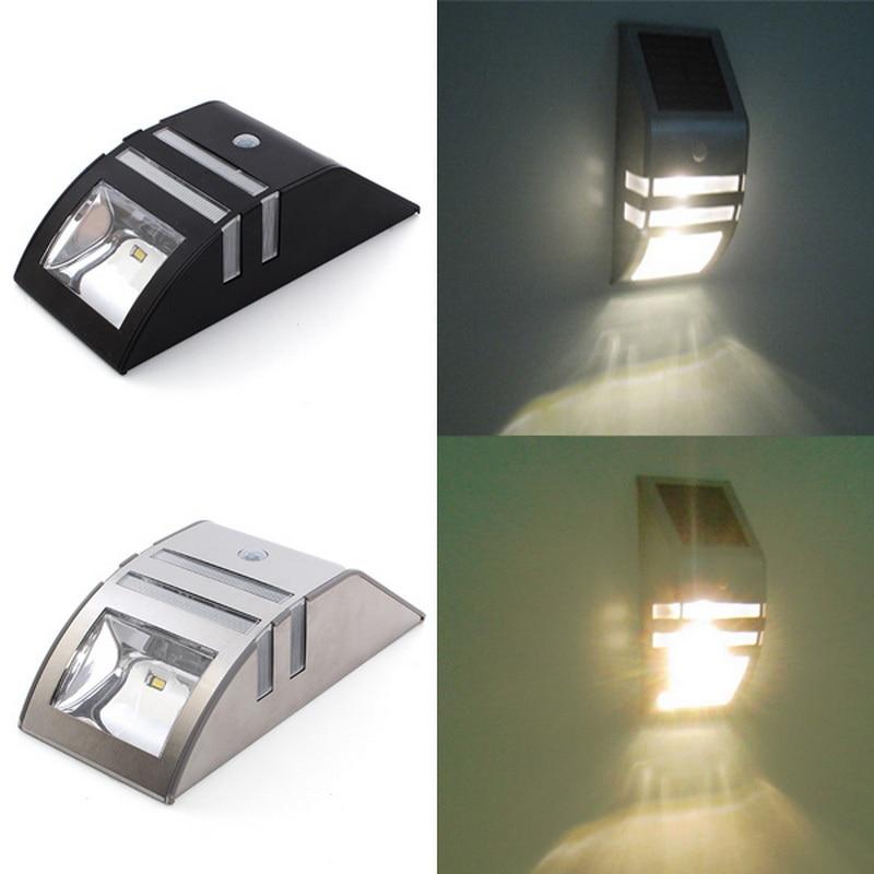 Außen-Bewegungsmelder-Solar-Wandlampe