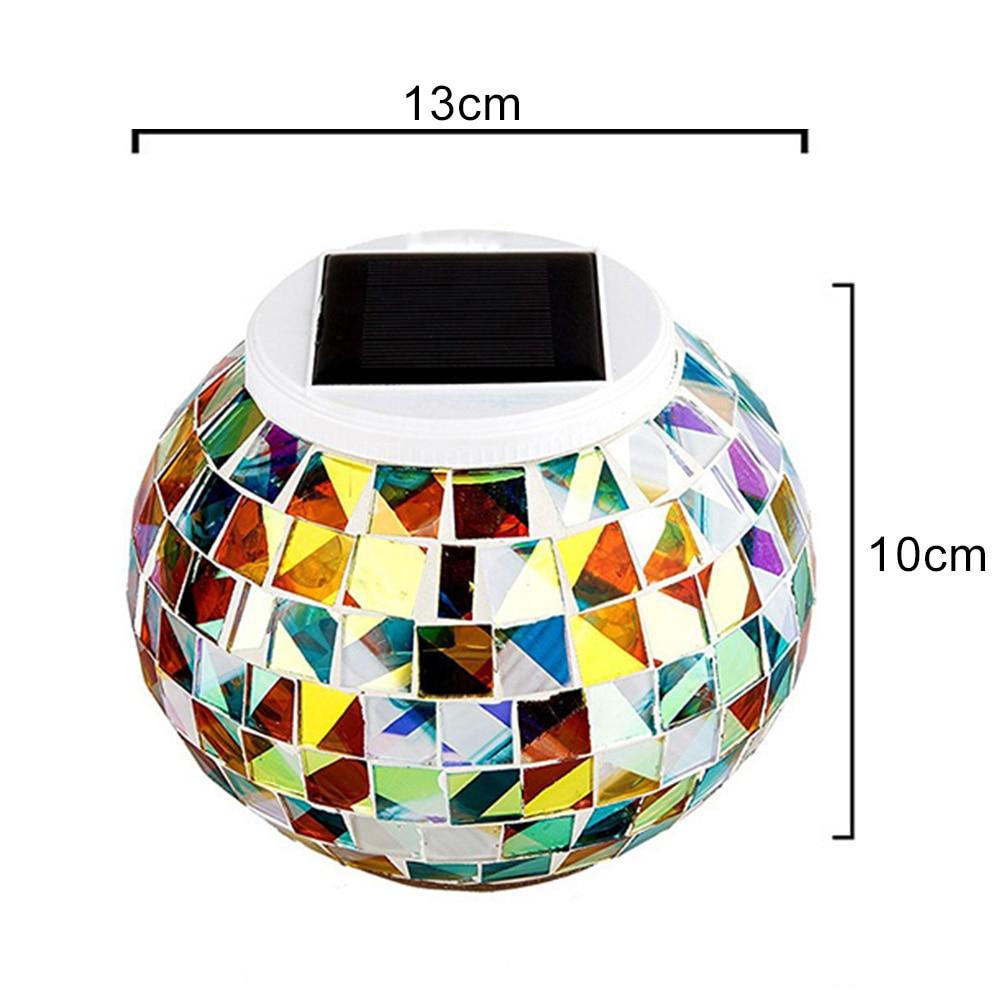 Mosaik LED-Gartenleuchte