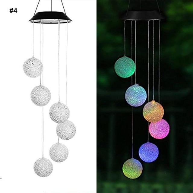 Windspiel LED-Lichter